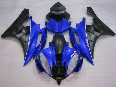 Blau Schwarz 06-07 Yamaha YZF R6 Motor Verkleidung