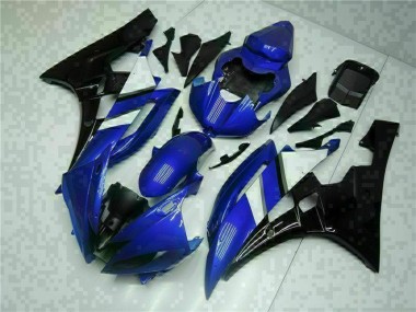 Blau Schwarz 06-07 Yamaha YZF R6 Motorrad Verkleidungen & Plastik