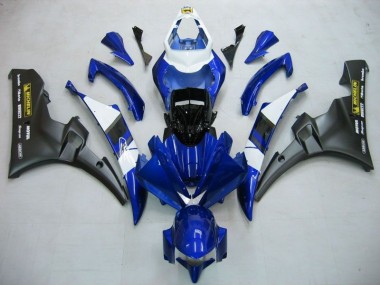 Blau Schwarz 06-07 Yamaha YZF R6 Motorrad Vollverkleidung