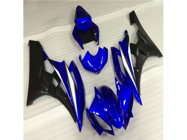 Blau Schwarz 06-07 Yamaha YZF R6 Motorrad Vollverkleidung & Plastik Blau Schwarz 06-07 Yamaha YZF R6 Motorrad Vollverkleidung & Plastik