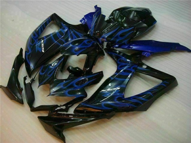 Blau Schwarz 08-10 Suzuki GSXR 600/750 Motorrad Verkleidung Blau Schwarz 08-10 Suzuki GSXR 600/750 Motorrad Verkleidung