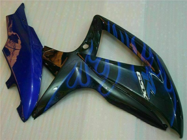 Blau Schwarz 08-10 Suzuki GSXR 600/750 Motorrad Verkleidung Blau Schwarz 08-10 Suzuki GSXR 600/750 Motorrad Verkleidung