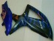 Blau Schwarz 08-10 Suzuki GSXR 600/750 Motorrad Verkleidung Blau Schwarz 08-10 Suzuki GSXR 600/750 Motorrad Verkleidung