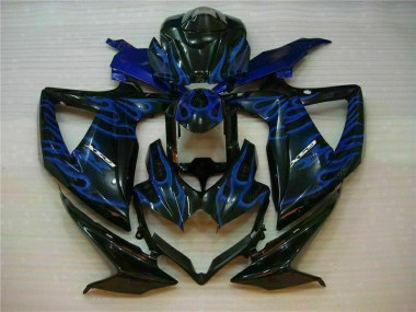Blau Schwarz 08-10 Suzuki GSXR 600/750 Motorrad Verkleidung