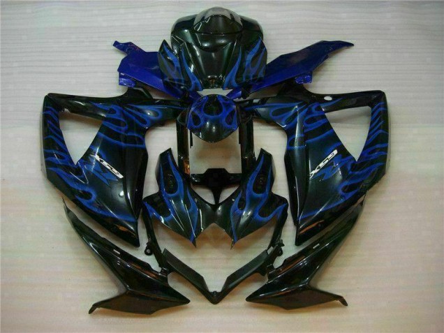 Blau Schwarz 08-10 Suzuki GSXR 600/750 Motorrad Verkleidung Blau Schwarz 08-10 Suzuki GSXR 600/750 Motorrad Verkleidung