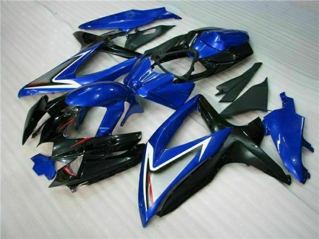 Blau Schwarz 08-10 Suzuki GSXR 600/750 Motorrad Verkleidungen Blau Schwarz 08-10 Suzuki GSXR 600/750 Motorrad Verkleidungen
