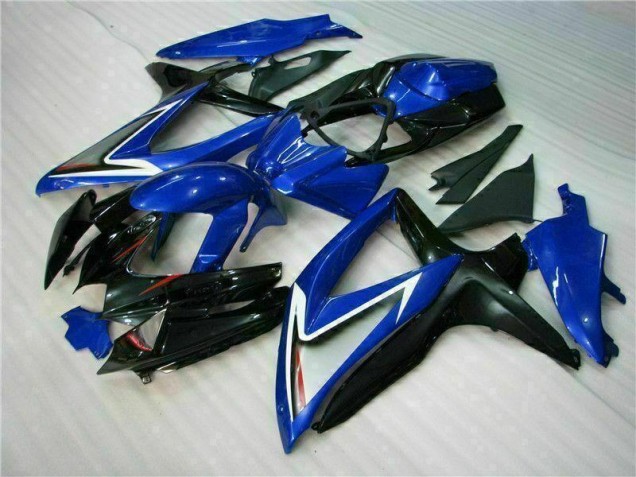 Blau Schwarz 08-10 Suzuki GSXR 600/750 Motorrad Vollverkleidung Blau Schwarz 08-10 Suzuki GSXR 600/750 Motorrad Vollverkleidung