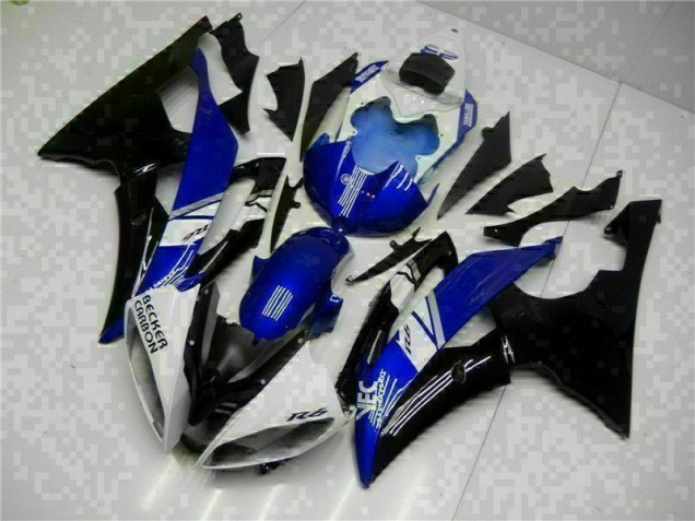 Blau Schwarz 08-16 Yamaha YZF R6 Motorrad Verkleidungen Blau Schwarz 08-16 Yamaha YZF R6 Motorrad Verkleidungen
