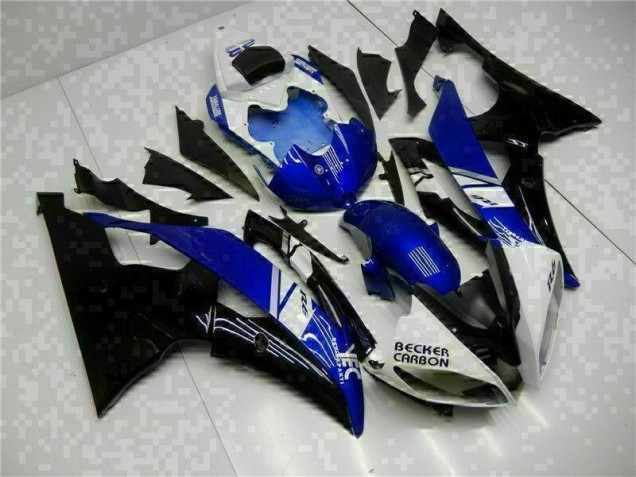 Blau Schwarz 08-16 Yamaha YZF R6 Motorrad Verkleidungen Blau Schwarz 08-16 Yamaha YZF R6 Motorrad Verkleidungen