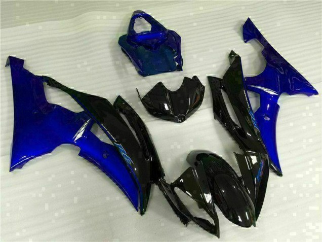 Blau Schwarz 08-16 Yamaha YZF R6 Motorrad Vollverkleidung Blau Schwarz 08-16 Yamaha YZF R6 Motorrad Vollverkleidung