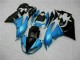 Blau Schwarz 09-12 Kawasaki ZX6R Motorrad Verkleidung Blau Schwarz 09-12 Kawasaki ZX6R Motorrad Verkleidung