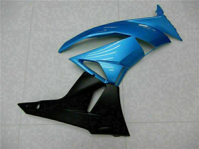Blau Schwarz 09-12 Kawasaki ZX6R Motorrad Verkleidung Blau Schwarz 09-12 Kawasaki ZX6R Motorrad Verkleidung