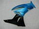 Blau Schwarz 09-12 Kawasaki ZX6R Motorrad Verkleidung Blau Schwarz 09-12 Kawasaki ZX6R Motorrad Verkleidung