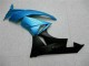 Blau Schwarz 09-12 Kawasaki ZX6R Motorrad Verkleidung Blau Schwarz 09-12 Kawasaki ZX6R Motorrad Verkleidung