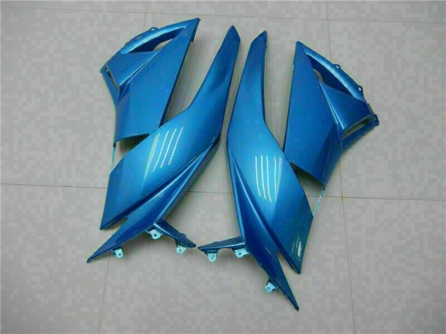 Blau Schwarz 09-12 Kawasaki ZX6R Motorrad Verkleidung Blau Schwarz 09-12 Kawasaki ZX6R Motorrad Verkleidung