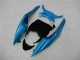Blau Schwarz 09-12 Kawasaki ZX6R Motorrad Verkleidung Blau Schwarz 09-12 Kawasaki ZX6R Motorrad Verkleidung