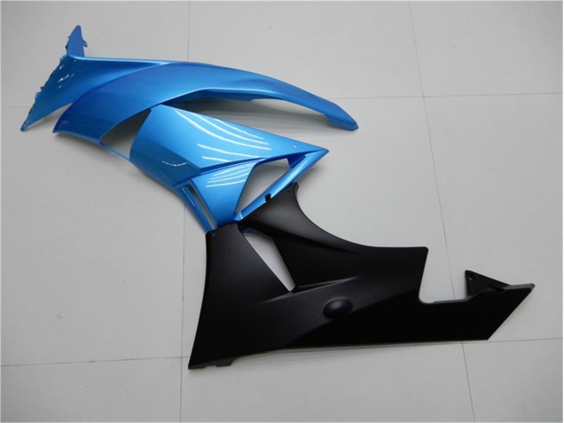 Blau Schwarz 09-12 Kawasaki ZX6R Motorrad Verkleidungen Blau Schwarz 09-12 Kawasaki ZX6R Motorrad Verkleidungen