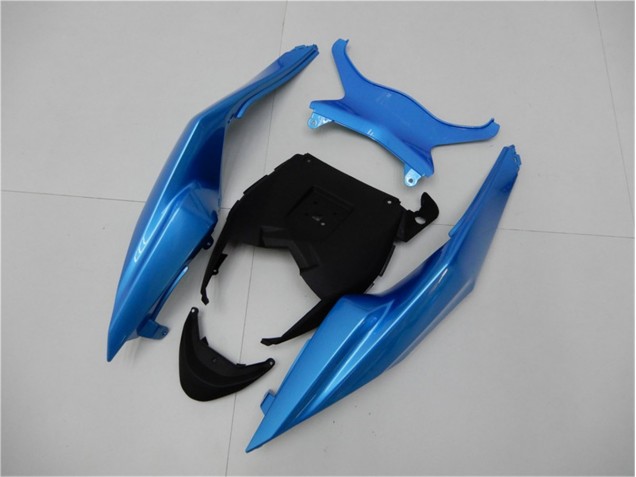 Blau Schwarz 09-12 Kawasaki ZX6R Motorrad Verkleidungen Blau Schwarz 09-12 Kawasaki ZX6R Motorrad Verkleidungen