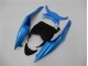 Blau Schwarz 09-12 Kawasaki ZX6R Motorrad Verkleidungen Blau Schwarz 09-12 Kawasaki ZX6R Motorrad Verkleidungen