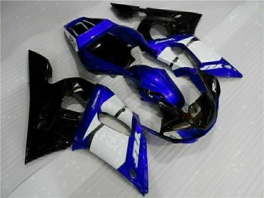Blau Schwarz 98-02 Yamaha YZF R6 Motorrad Vollverkleidung