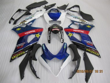 Blau Schwarz Rockstar 05-06 Suzuki GSXR 1000 Motorrad Verkleidung