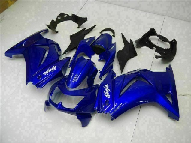 Blau Schwarz Weiß Ninja 08-12 Kawasaki EX250 Motorrad Verkleidungen Blau Schwarz Weiß Ninja 08-12 Kawasaki EX250 Motorrad Verkleidungen