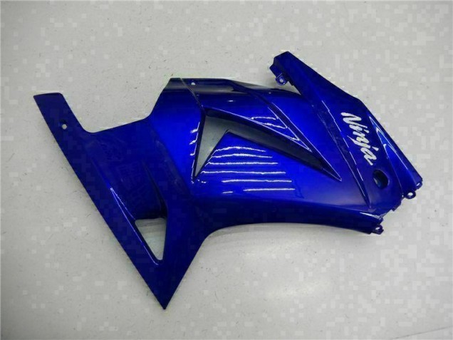 Blau Schwarz Weiß Ninja 08-12 Kawasaki EX250 Motorrad Verkleidungen Blau Schwarz Weiß Ninja 08-12 Kawasaki EX250 Motorrad Verkleidungen