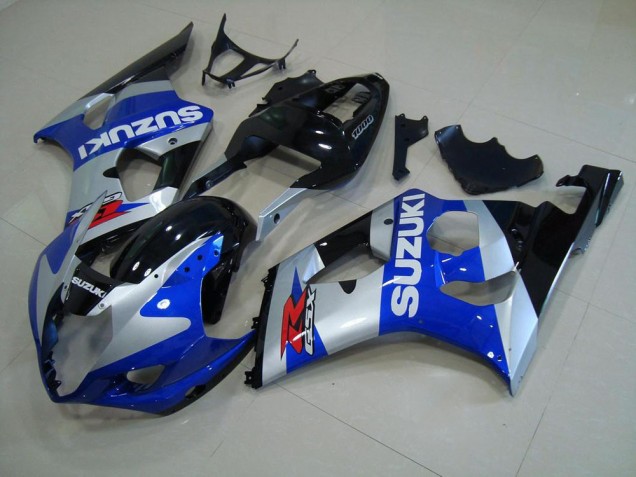 Blau Silber 03-04 Suzuki GSXR 1000 Motorrad Verkleidung Blau Silber 03-04 Suzuki GSXR 1000 Motorrad Verkleidung