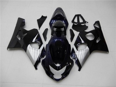 Blau Silber 04-05 Suzuki GSXR 600/750 Motorrad Verkleidung