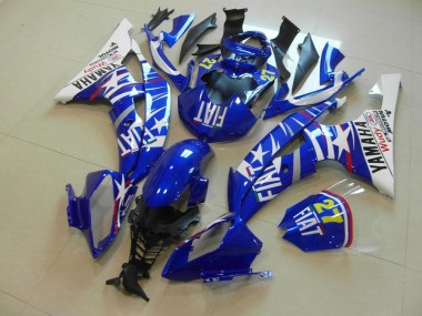 Blau Star Fiat 08-16 Yamaha YZF R6 Motorrad Verkleidung