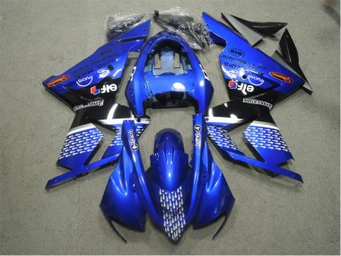 Blau Touch4 03-05 Kawasaki ZX10R Motorrad Verkleidung
