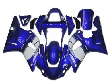 Blau Weiß 00-01 Yamaha YZF R1 Motorrad Verkleidungen