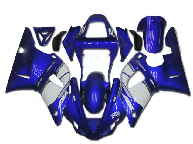 Blau Weiß 00-01 Yamaha YZF R1 Motorrad Verkleidungen Blau Weiß 00-01 Yamaha YZF R1 Motorrad Verkleidungen