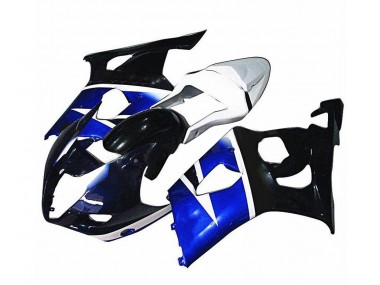 Blau Weiß 03-04 Suzuki GSXR 1000 Motorrad Verkleidung
