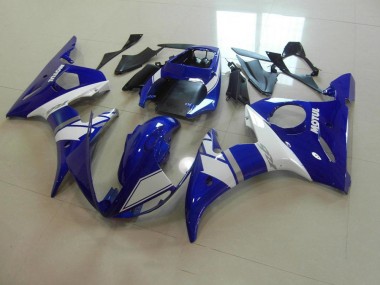 Blau Weiß 03-05 Yamaha YZF R6 Motorrad Verkleidung