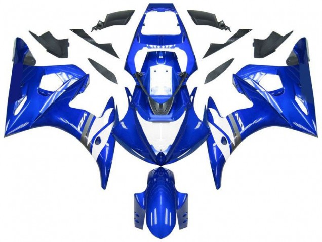 Blau Weiß 03-05 Yamaha YZF R6 Motorrad Verkleidung & Plastik Blau Weiß 03-05 Yamaha YZF R6 Motorrad Verkleidung & Plastik