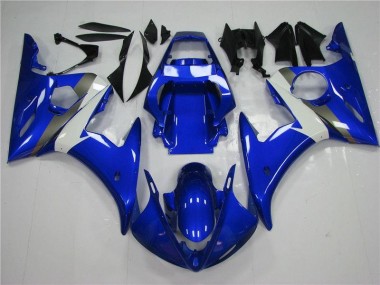 Blau Weiß 03-05 Yamaha YZF R6 Motorrad Vollverkleidung