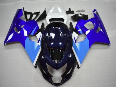 Blau Weiß 04-05 Suzuki GSXR 600/750 Motorrad Verkleidungen