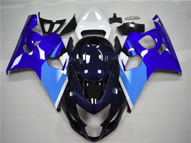 Blau Weiß 04-05 Suzuki GSXR 600/750 Motorrad Verkleidungen Blau Weiß 04-05 Suzuki GSXR 600/750 Motorrad Verkleidungen