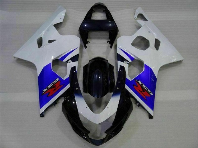 Blau Weiß 04-05 Suzuki GSXR 600/750 Motorrad Vollverkleidung Blau Weiß 04-05 Suzuki GSXR 600/750 Motorrad Vollverkleidung