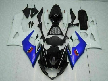 Blau Weiß 05-06 Suzuki GSXR 1000 Motorrad Verkleidung