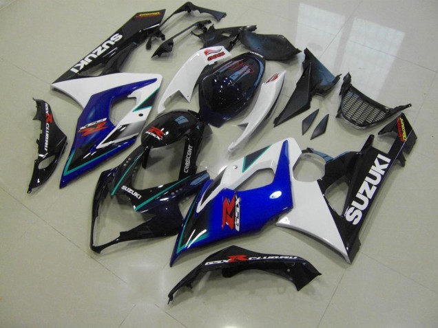 Blau Weiß 05-06 Suzuki GSXR 1000 Motorrad Verkleidungen Blau Weiß 05-06 Suzuki GSXR 1000 Motorrad Verkleidungen
