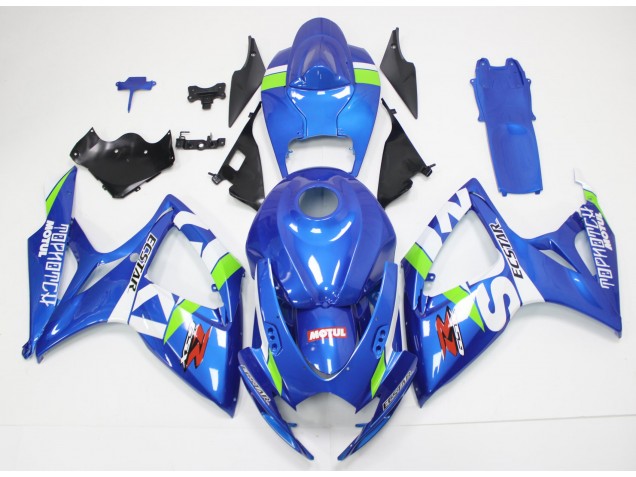 Blau Weiß 06-07 Suzuki GSXR 600/750 Motorrad Verkleidungen Blau Weiß 06-07 Suzuki GSXR 600/750 Motorrad Verkleidungen
