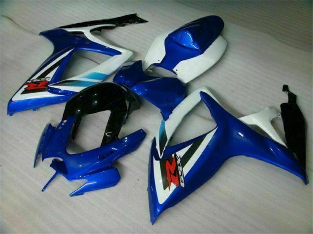 Blau Weiß 06-07 Suzuki GSXR 600/750 Motorrad Vollverkleidung Blau Weiß 06-07 Suzuki GSXR 600/750 Motorrad Vollverkleidung