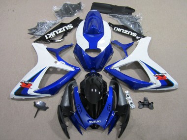 Blau Weiß 06-07 Suzuki GSXR 600 Motorrad Verkleidungen