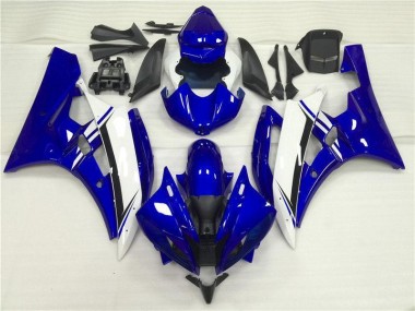 Blau Weiß 06-07 Yamaha YZF R6 Motorrad Verkleidung & Plastik
