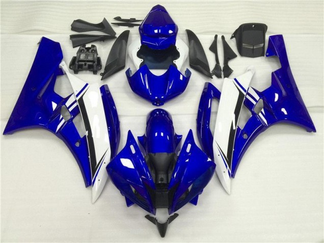 Blau Weiß 06-07 Yamaha YZF R6 Motorrad Verkleidung & Plastik Blau Weiß 06-07 Yamaha YZF R6 Motorrad Verkleidung & Plastik