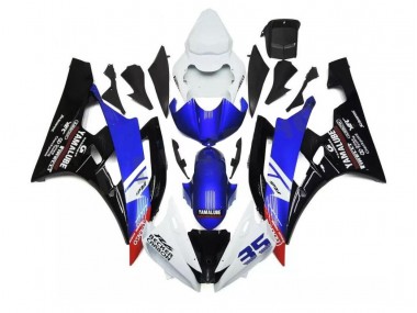 Blau Weiß 06-07 Yamaha YZF R6 Motorrad Verkleidungen