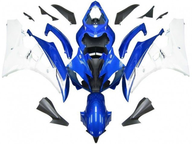 Blau Weiß 06-07 Yamaha YZF R6 Motorrad Vollverkleidung Blau Weiß 06-07 Yamaha YZF R6 Motorrad Vollverkleidung