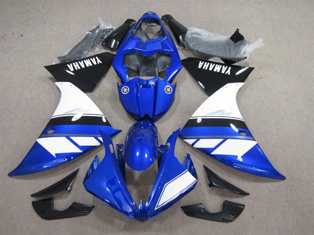 Blau Weiß 06-11 Kawasaki ZX14R ZZR1400 Motorrad Verkleidung Blau Weiß 06-11 Kawasaki ZX14R ZZR1400 Motorrad Verkleidung